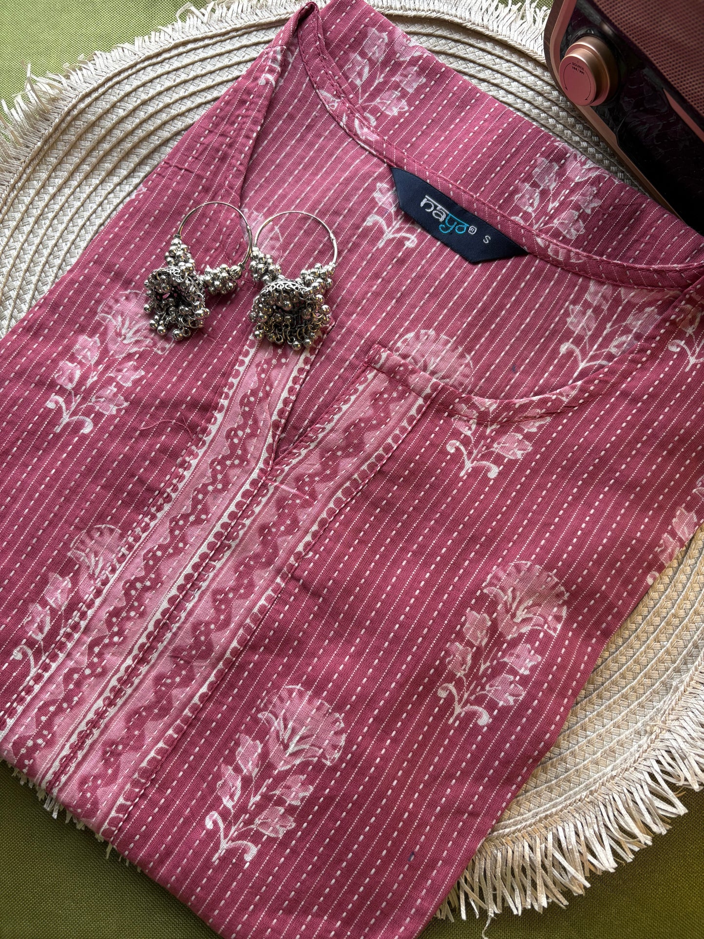 Dusky Pink Cotton Short Top