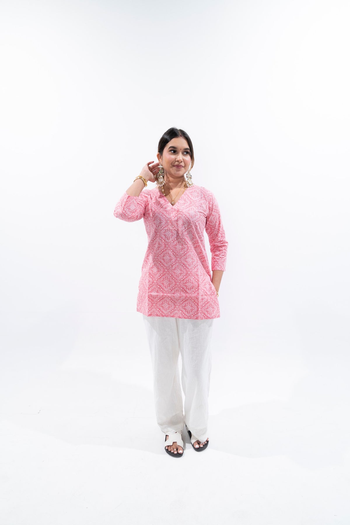 Rosemilk Cotton Kurti