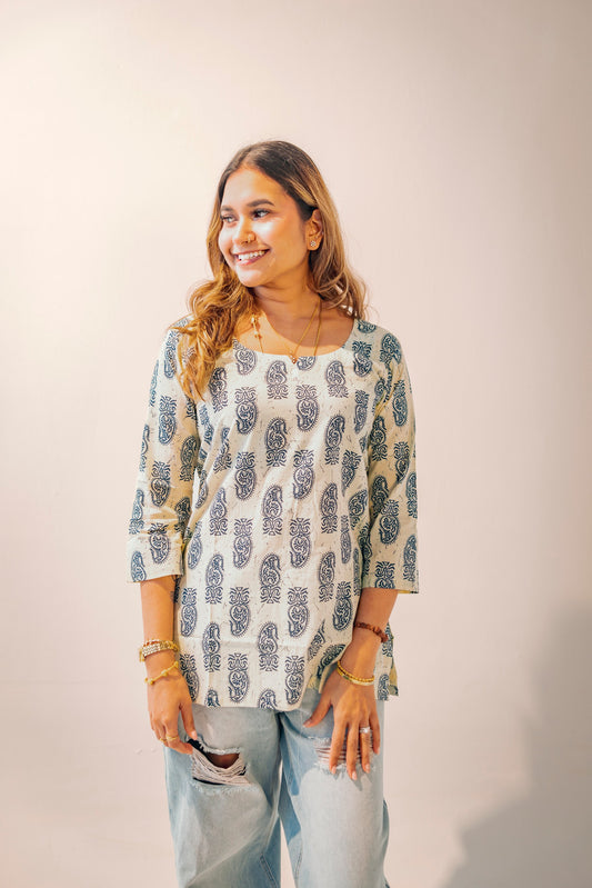 Kurti #6 - Cotton Short Top