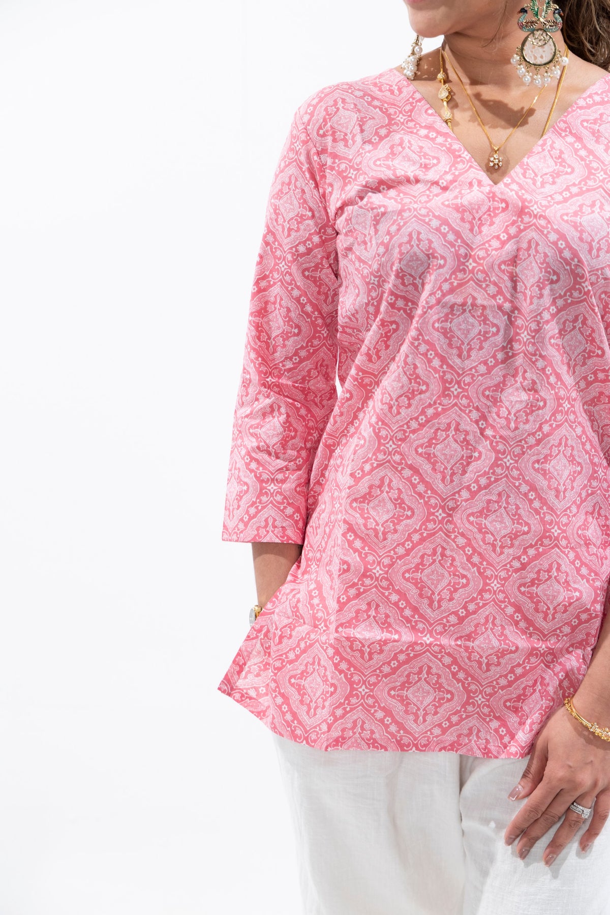 Rosemilk Cotton Kurti