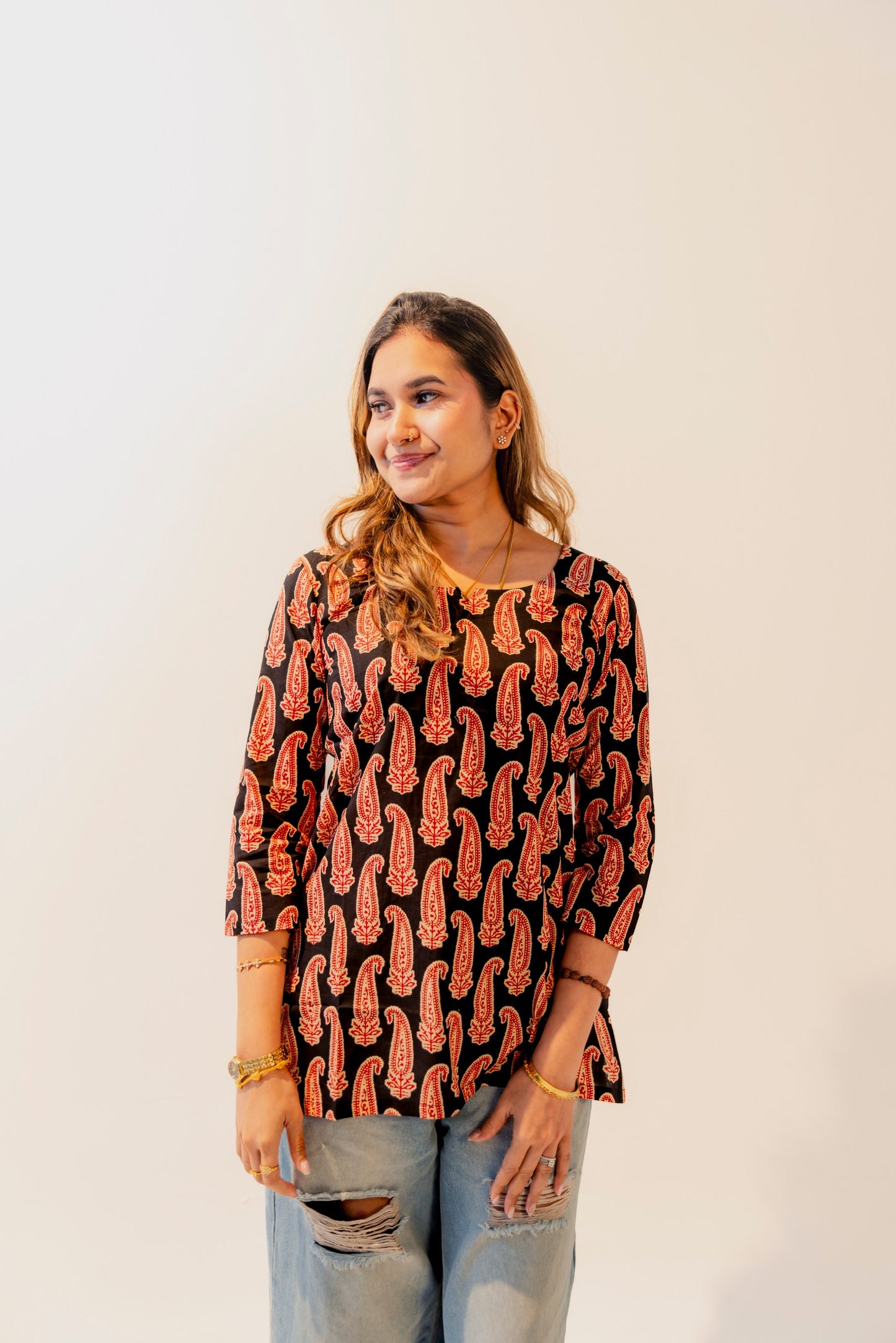 Kurti #3 - Cotton Short Top