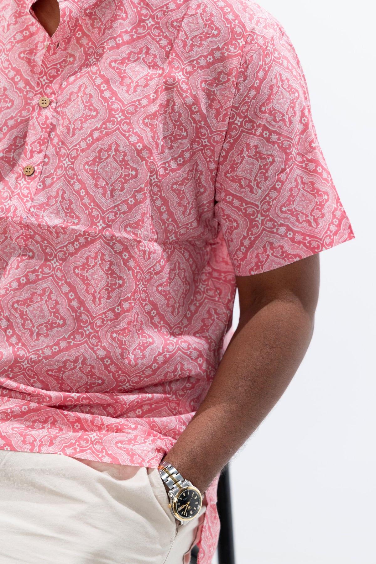 Rosemilk Pink Cotton Kurta