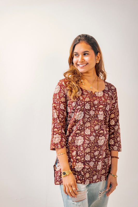 Kurti #4 - Cotton Short Top