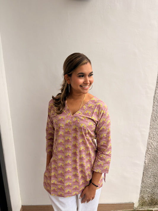 Shaan-e-Singh Cotton Short Kurti Top