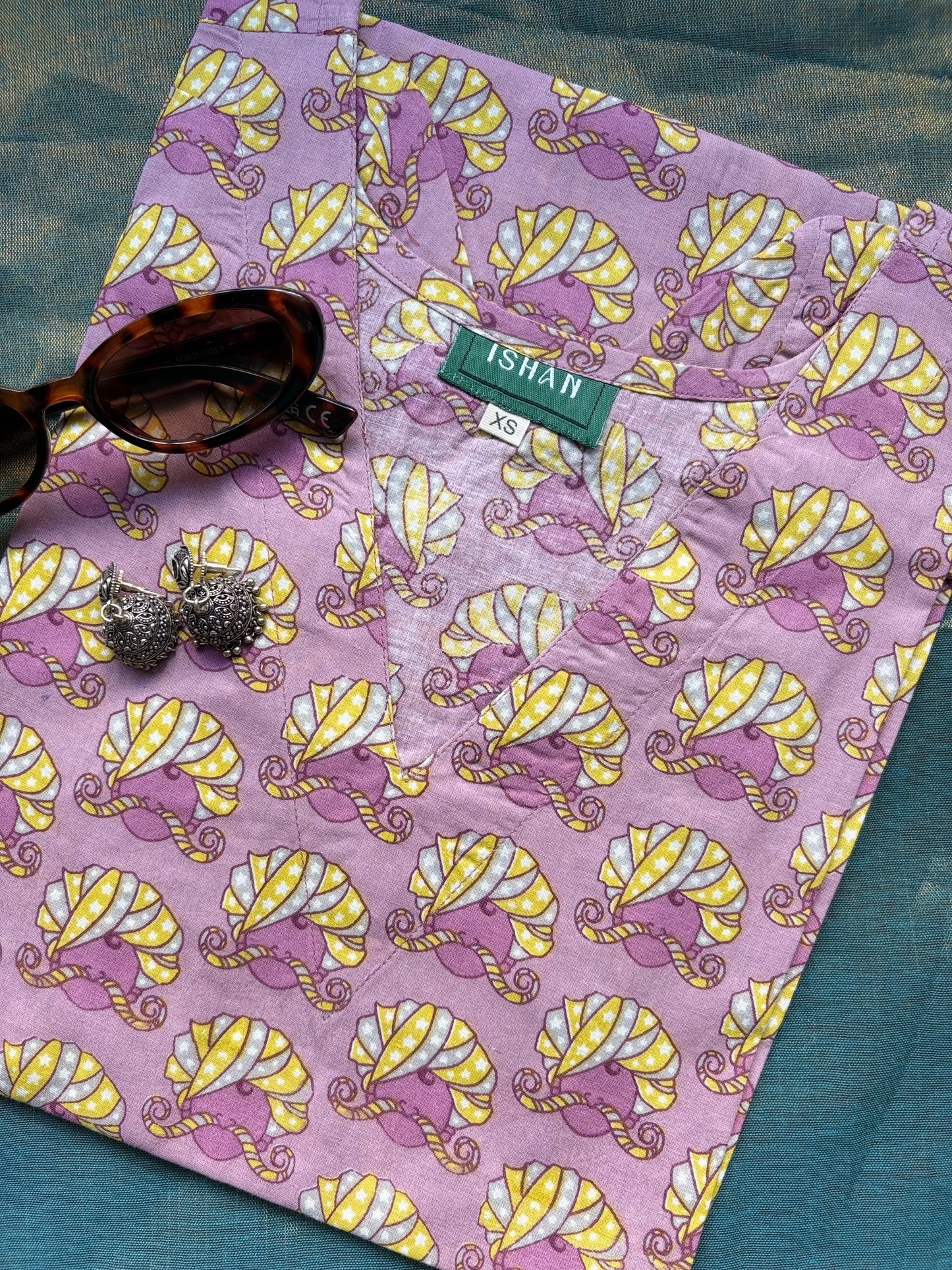 Shaan-e-Singh Cotton Short Kurti Top